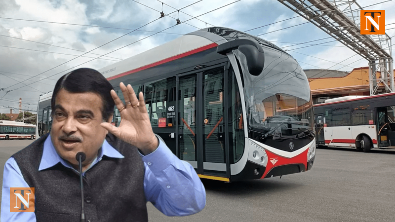New 132-Seater Electric Bus with 'Bus Hostess' Announced by Gadkari